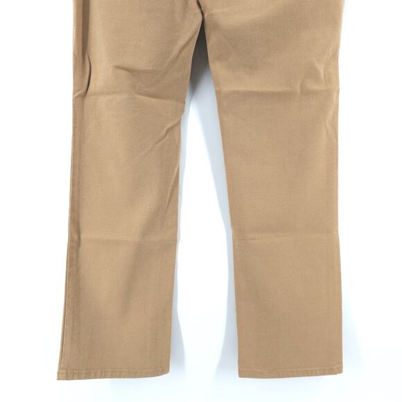 LL Bean Vintage Classic Fit High Rise Camel Comfort Soft Luxe Denim Straight 10R - Picture 9 of 16